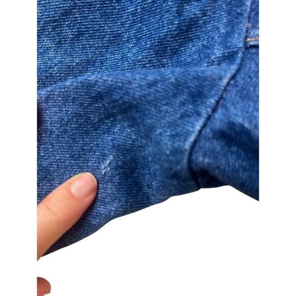 Vintage 1970s Rustler Jean Jacket  79111SW | Mens M, Blue Denim Trucker, USA - Picture 12 of 16
